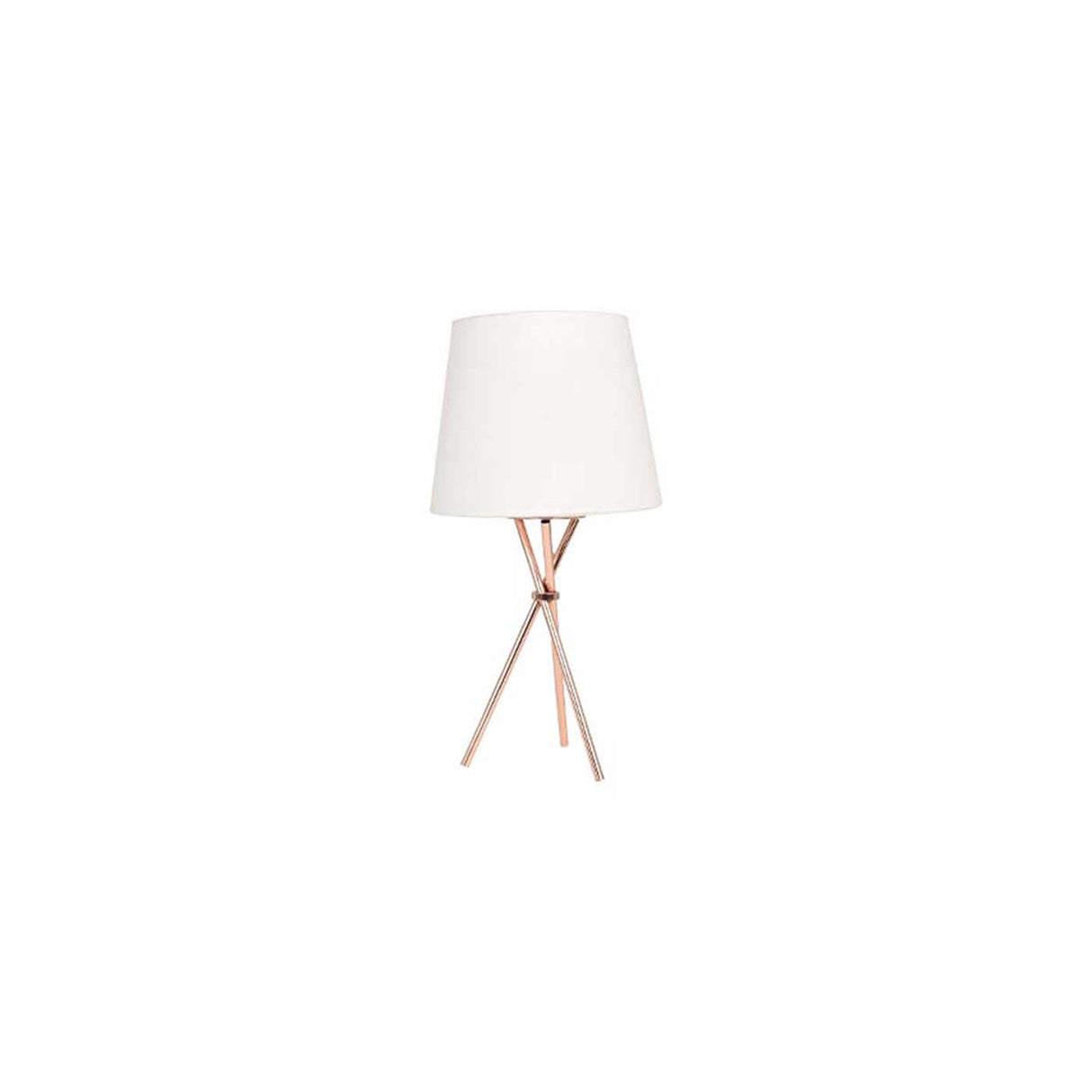 Lámpara de Mesa Yuga Blanco 18x65cm con Bombilla - Iluminacion | Bylmo