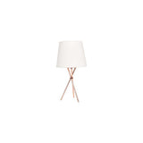 Lámpara de Mesa Yuga Blanco 18x65cm con Bombilla - Iluminacion | Bylmo