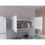 Gabinete Superior de Cocina Napoles Blanco 100x49cm con Dos Puertas - Muebles Superiores | Bylmo