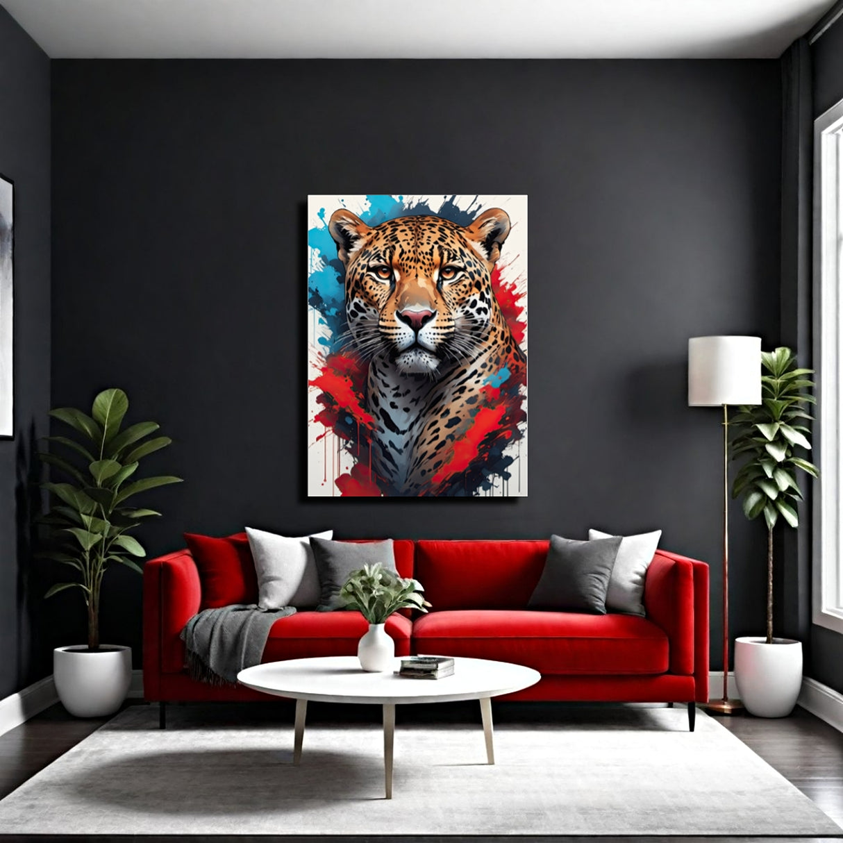 Cuadro de Lienzo Felino 110x80cm Decorativo - Cuadros | Bylmo