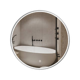 Espejo Led Redondo De Pared Moderno 60x60cm Sin Marco - Espejos Decorativos | Bylmo