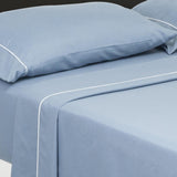 Juego de Sabanas Basic Azul Claro para Cama Queen 160 X 190 Cm Fondo Entero - Sabanas | Bylmo