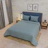 Juego de Sabanas My House Gris Oscuro para Cama Doble 140 X 190 Cm Fondo Entero - Sabanas | Bylmo