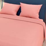 Juego de Sabanas My House Salmón para Cama King 200 X 200 Cm Fondo Entero - Sabanas | Bylmo