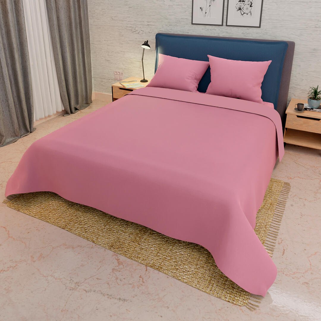 Juego de Sabanas My House Fucsia para Cama King 200 X 200 Cm Fondo Entero - Sabanas | Bylmo