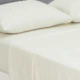 Juego de Sabanas Cotton Sense Beige para Cama Queen 160 X 190 Cm Fondo Entero - Sabanas | Bylmo