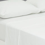 Juego de Sabanas Cotton Sense Blanco para Cama Queen 160 X 190 Cm Fondo Entero - Sabanas | Bylmo