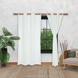 Cortina Arpillera Ancestral Blanco 270x220cm Horizontal Argolla - Cortinas y Persianas | Bylmo