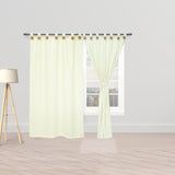 Cortina Blackout Cubista Marfil 270x220cm Horizontal Botón - Cortinas y Persianas | Bylmo