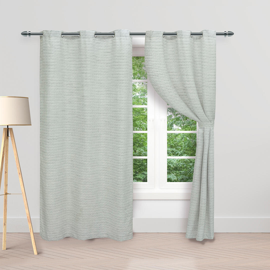 Cortina Lienzo Blanco 270x220cm Horizontal Argolla - Cortinas y Persianas | Bylmo