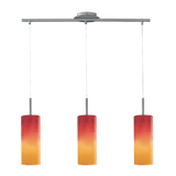 Lámpara Colgante Contemporáneo Rojo 1 Foco 10x72x110cm ACERO Ajustable - Iluminacion | Bylmo