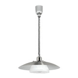 Lámpara Colgante Contemporáneo Gris ACERO Ajustable 1 Lámpara 36x36x110cm - Iluminacion | Bylmo