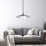 Lámpara Colgante Contemporáneo Gris ACERO Ajustable 1 Lámpara 36x36x110cm - Iluminacion | Bylmo