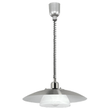 Lámpara Colgante Contemporáneo Gris ACERO Ajustable 1 Lámpara 36x36x110cm - Iluminacion | Bylmo