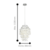 Lámpara Colgante Retro Gris Acero Ajustable 1100 Lúmens - Iluminacion | Bylmo