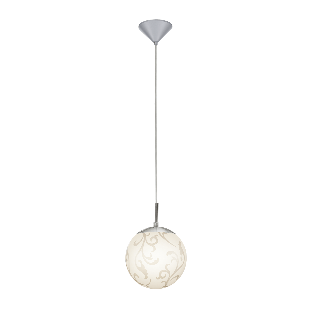 Lámpara Colgante Contemporáneo Gris Acero 1 Luz Ajustable 20x20x110cm - Iluminacion | Bylmo