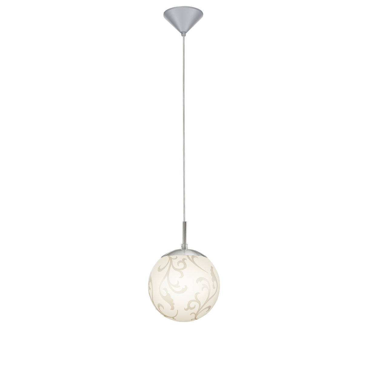Lámpara Colgante Contemporáneo Gris Acero 1 Luz Ajustable 20x20x110cm - Iluminacion | Bylmo
