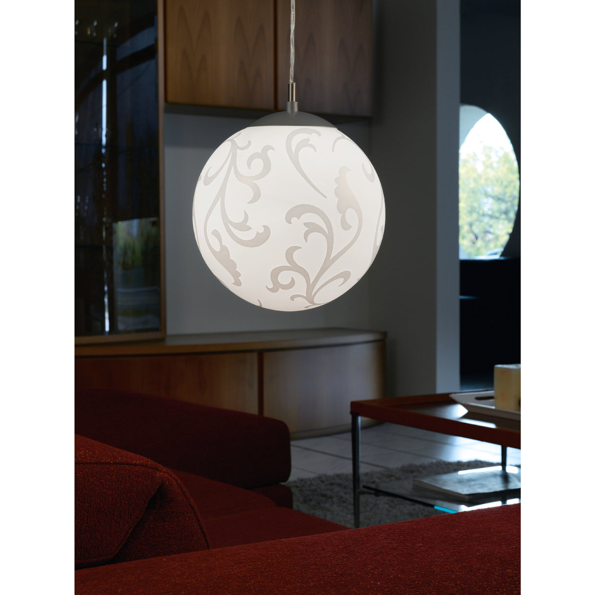 Lámpara Colgante Contemporáneo Gris Acero 1 Luz Ajustable 25x25x110 cm - Iluminacion | Bylmo