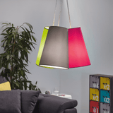 Lámpara Colgante Contemporáneo Multicolor 3 Luces LED Ajustable 30x30x110 cm - Iluminacion | Bylmo
