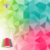Lámpara Colgante Contemporáneo Multicolor 3 Luces LED Ajustable 30x30x110 cm - Iluminacion | Bylmo