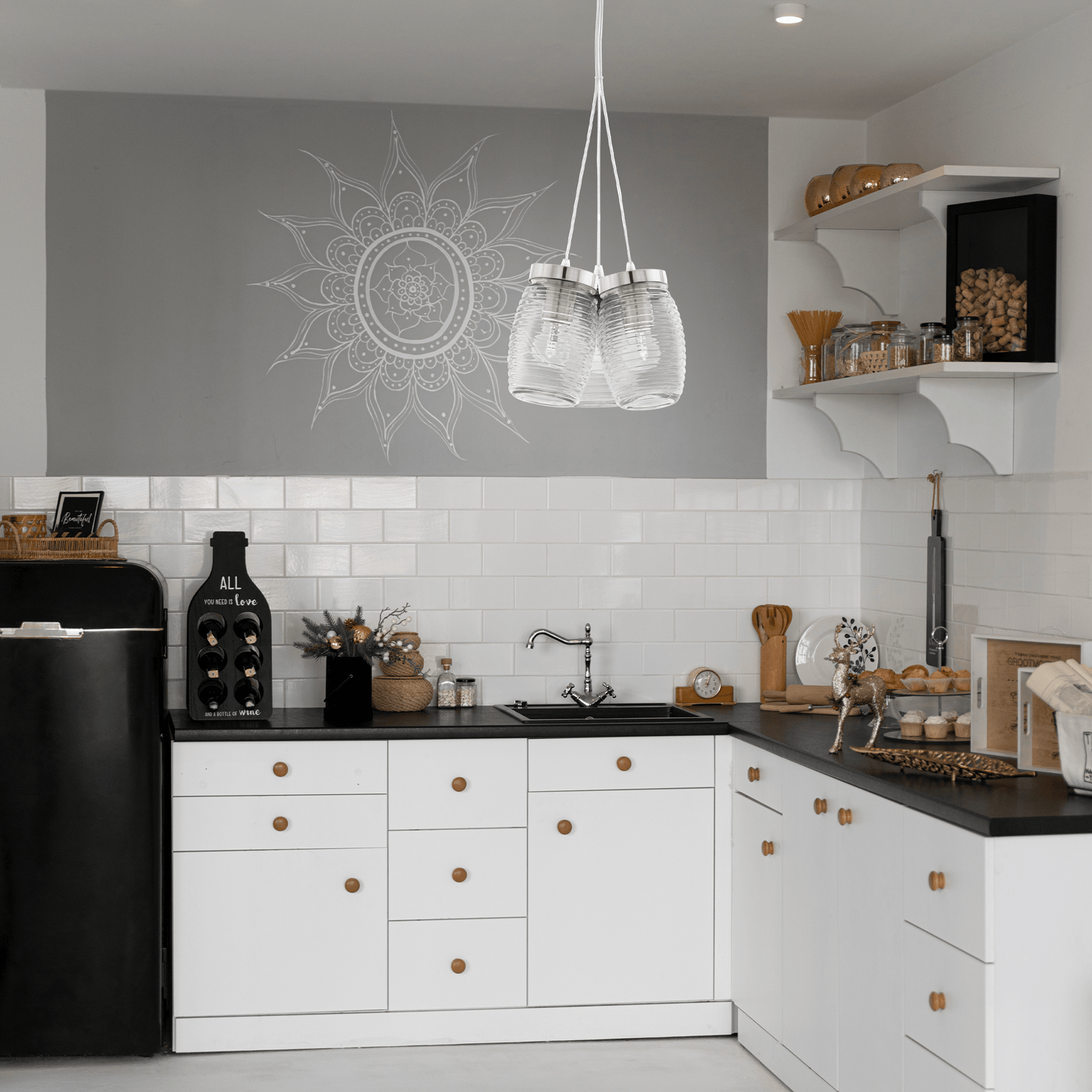 Lámpara Colgante Vintage Gris Diseño Único y Ajustable - Iluminacion | Bylmo