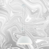 Lámpara Colgante Rústico Blanco 1 Luz Ajustable 38x38x110cm - Iluminacion | Bylmo