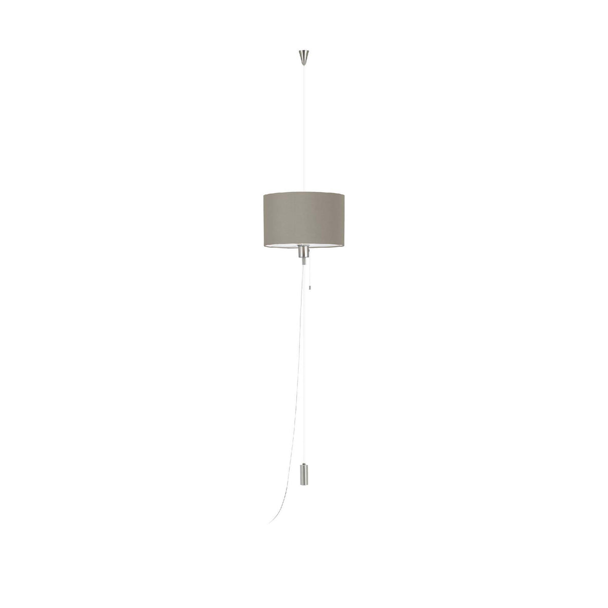 Lámpara Colgante Contemporáneo Gris Acero 35x35x150cm Ajustable LED 1100 Lúmenes 160 IP20 - Iluminacion | Bylmo