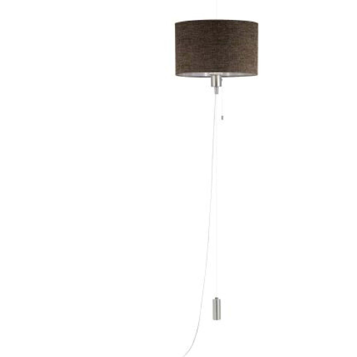 Lámpara Colgante Contemporáneo 1 Luz Gris Acero Ajustable Techo Ambiente LED 110V - Iluminacion | Bylmo