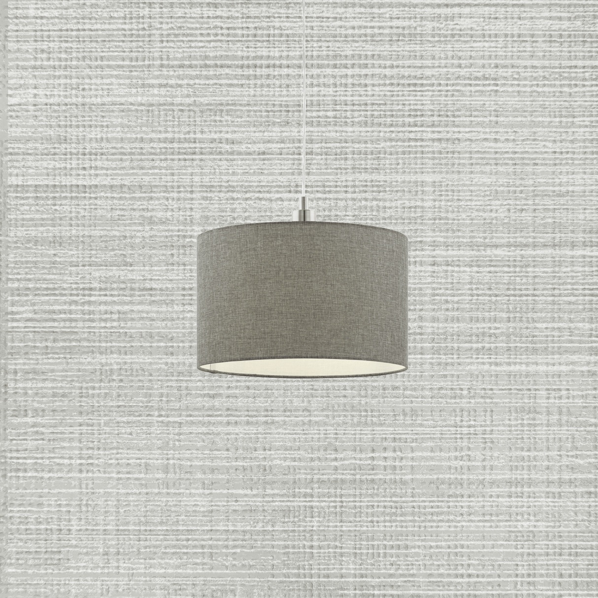 Lámpara Colgante Contemporáneo Gris 1 Luz Ajustable ACERO 38x58x130cm - Iluminacion | Bylmo