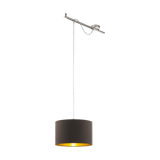 Lámpara Colgante Contemporáneo 38x58x130cm Negro Ajustable - Iluminacion | Bylmo