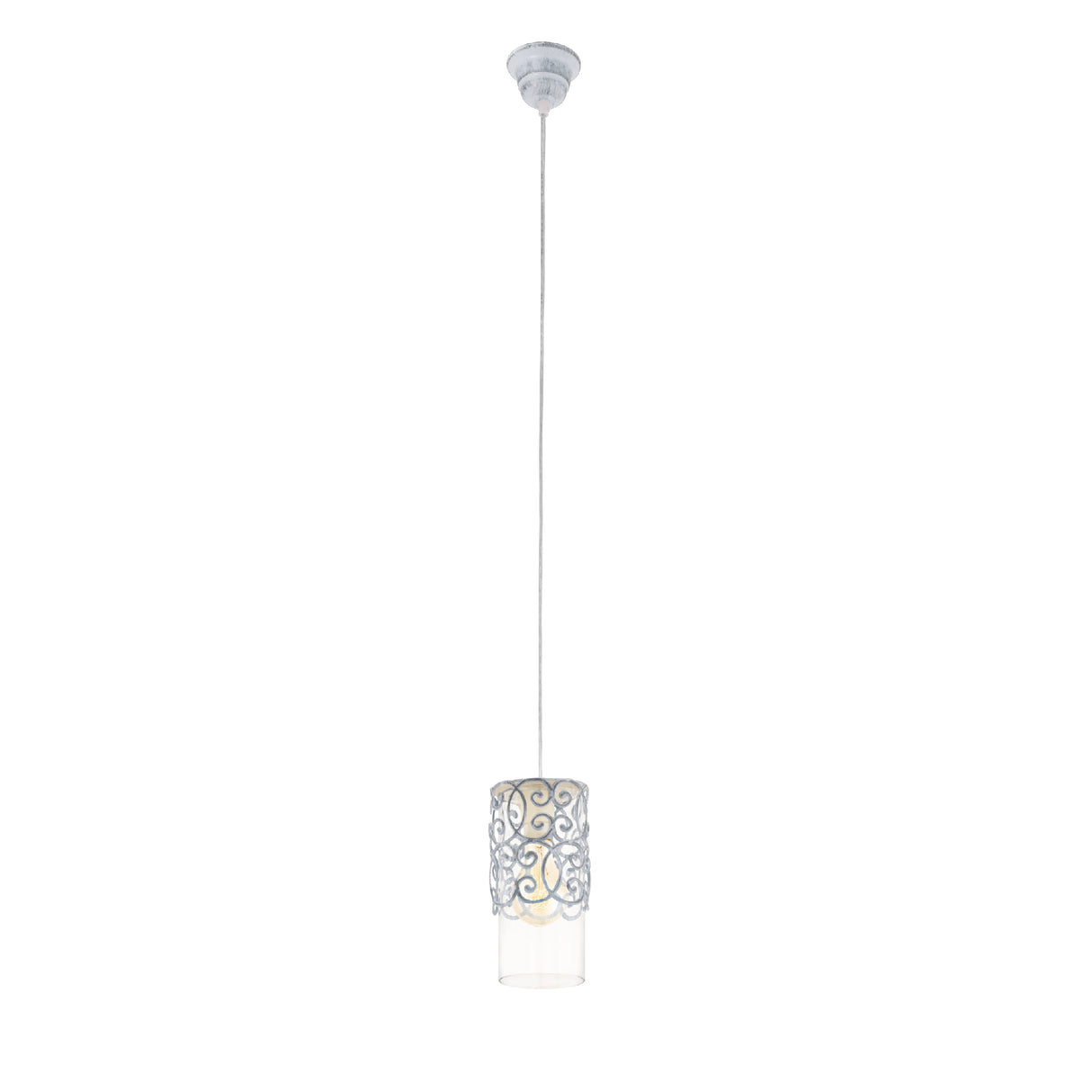 Lámpara Colgante Vintage Gris 1 Luz Ajustable 1100 Lúmenes - Iluminacion | Bylmo