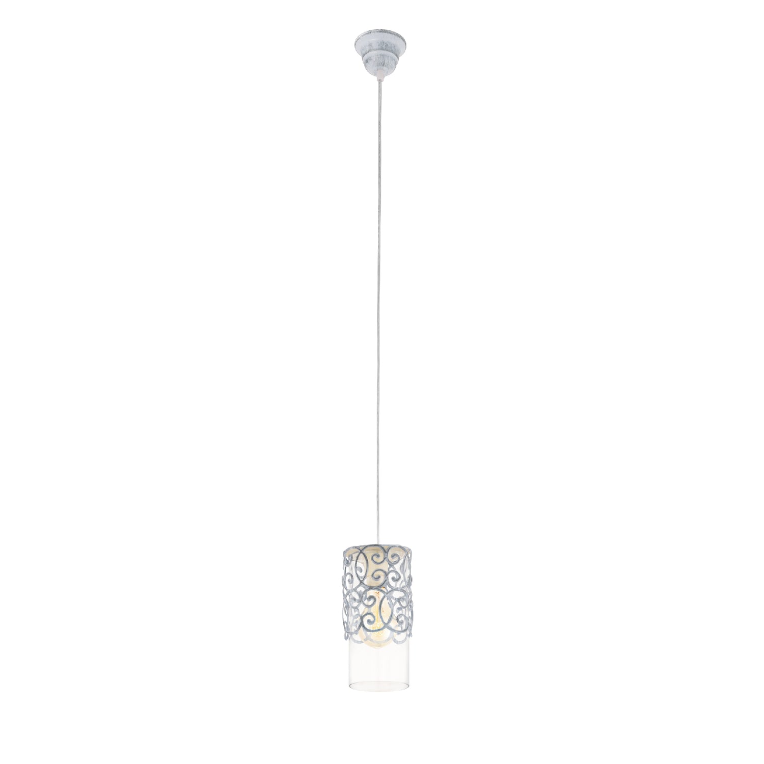 Lámpara Colgante Vintage Gris 1 Luz Ajustable 1100 Lúmenes - Iluminacion | Bylmo