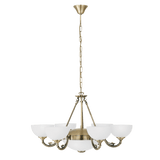 Lámpara Colgante Clásico Dorado 9 luces LED Ajustable 74x74x110 cm - Iluminacion | Bylmo