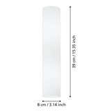 Lámpara de Pared Contemporáneo Blanco Acero LED 57cm Ambiente 160 450lm IP20 - Iluminacion | Bylmo