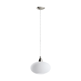 Lámpara Colgante Contemporáneo Gris Acero 1 Luz 26x6x110cm LED - Iluminacion | Bylmo