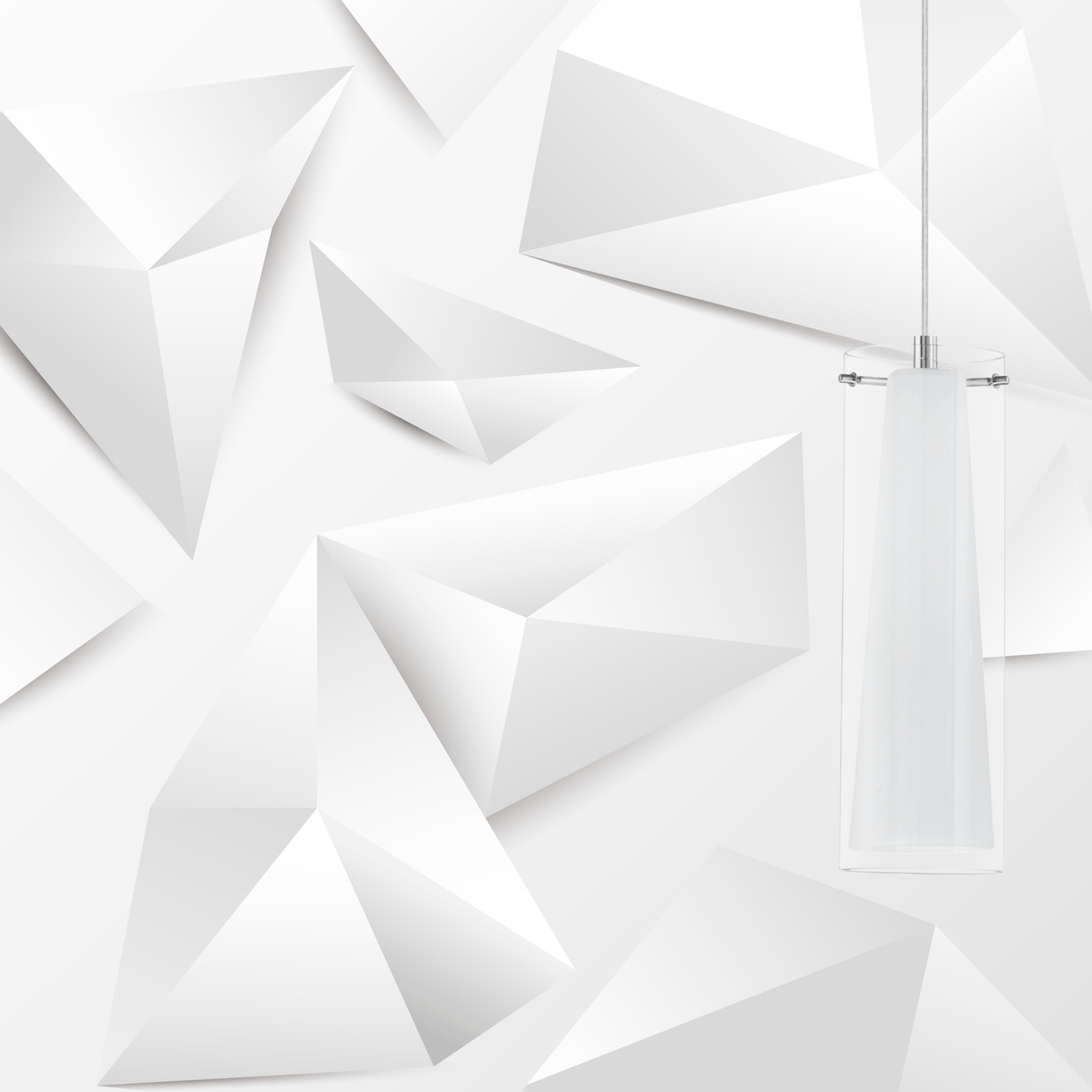 Lámpara Colgante Moderno Gris Acero 16x6x110cm Ambiente LED - Iluminacion | Bylmo