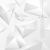 Lámpara Colgante Moderno Gris Acero 16x6x110cm Ambiente LED - Iluminacion | Bylmo