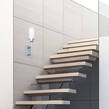 Lámpara de Pared Moderno ACERO Gris Sobrepuesta Ambiente 1 Luz LED - Iluminacion | Bylmo