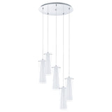 Lámpara Colgante Moderno Gris Acero 50x50x150cm Ambiente Ajustable - Iluminacion | Bylmo