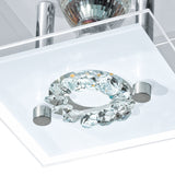 Lámpara Moderno Gris Acero 1 Luz 13x13x8 cm Diseño Único LED 450 Lúmenes - Iluminacion | Bylmo
