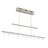 Lámpara Colgante Contemporáneo Gris Acero Ajustable 12x90x140cm - Iluminacion | Bylmo