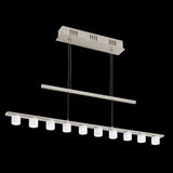 Lámpara Colgante Contemporáneo Gris Acero Ajustable 12x90x140cm - Iluminacion | Bylmo