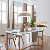Lámpara Colgante Moderno Gris Acero Ajustable 44x44x183cm 2600 Lúmenes LED 110V - Iluminacion | Bylmo