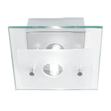 Lámpara Contemporáneo Gris Acero 12x12x7cm Ambiente LED 1 Luz - Iluminacion | Bylmo