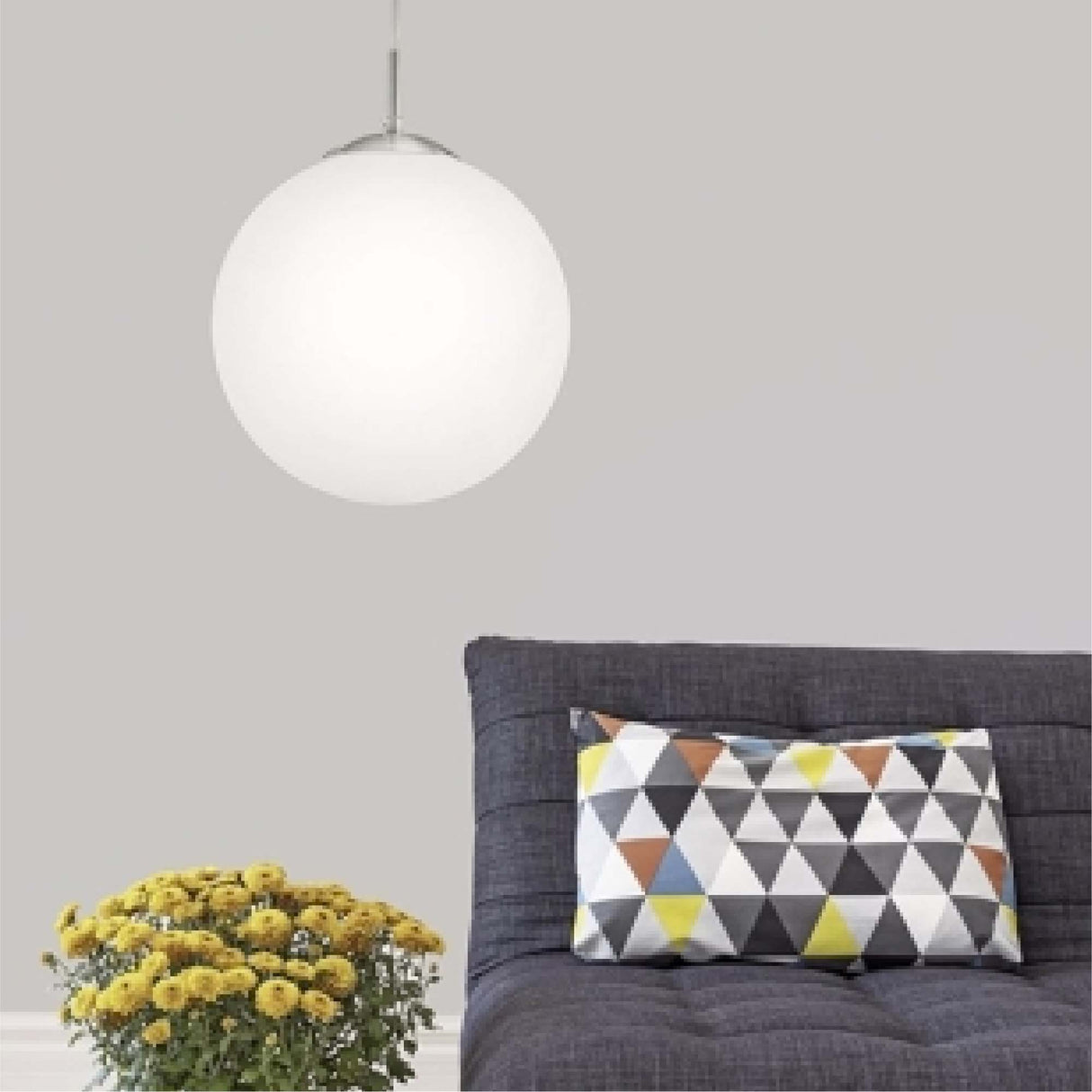 Lámpara Colgante Minimalista Gris Acero Ajustable y Elegante - Iluminacion | Bylmo