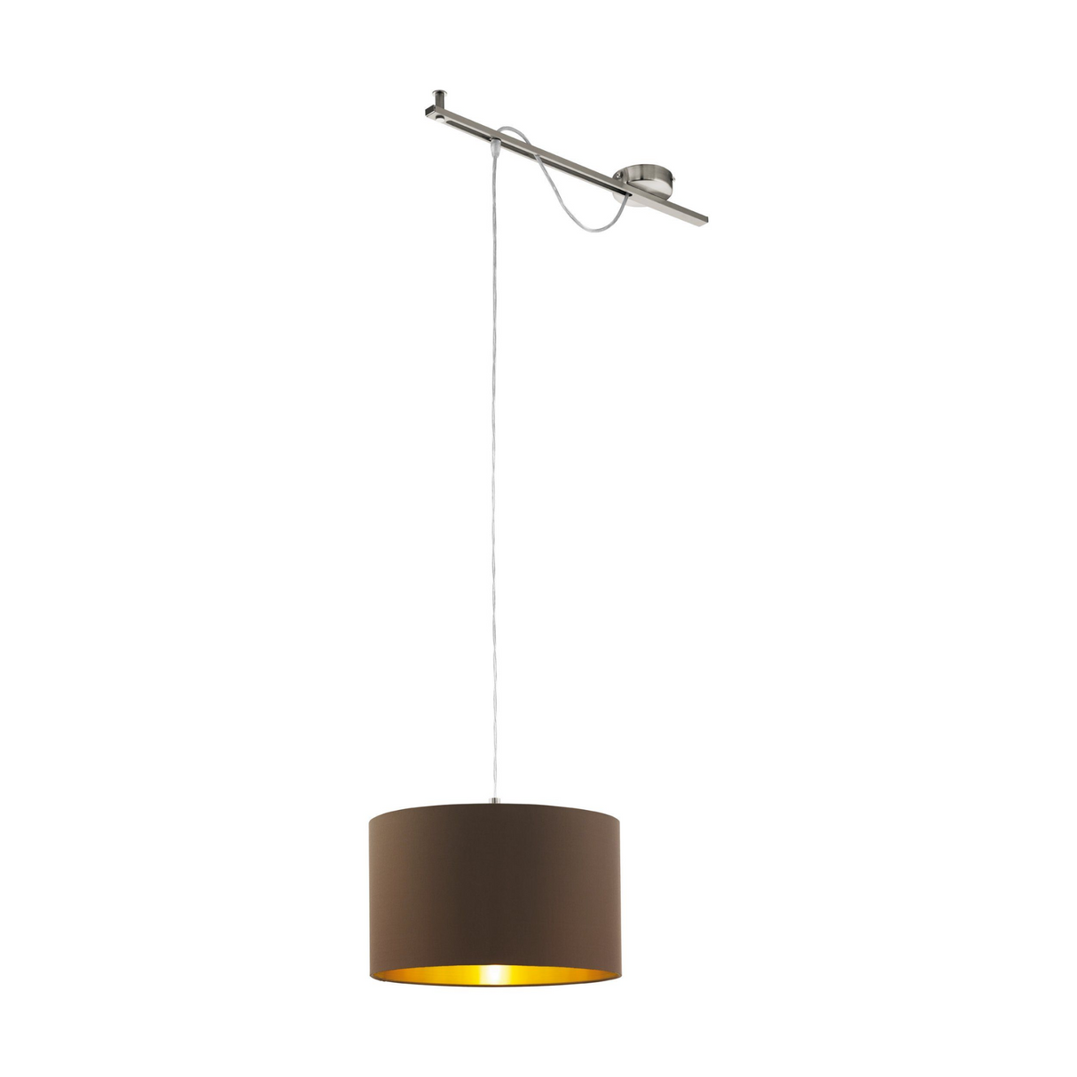 Lámpara Colgante Contemporáneo 38x58x130cm Café Acero Ajustable - Iluminacion | Bylmo