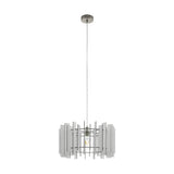 Lámpara Colgante Rústico 44x44x110 Blanco Madera - Iluminacion | Bylmo