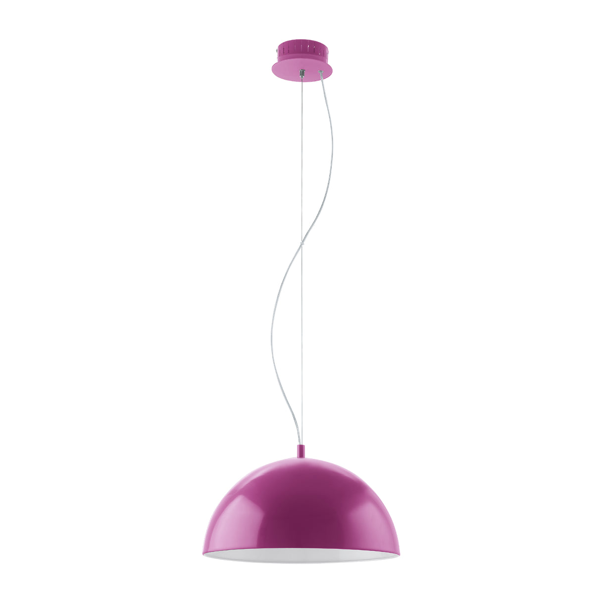 Lámpara Colgante Industrial Morada Diseño Industrial 38x38x110 cm Acero Ajustable - Iluminacion | Bylmo