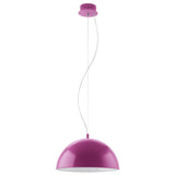 Lámpara Colgante Industrial Morada Diseño Industrial 38x38x110 cm Acero Ajustable - Iluminacion | Bylmo