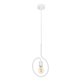 Lámpara Colgante Rústico Blanco 1 Luz Ajustable Techo 110V LED - Iluminacion | Bylmo